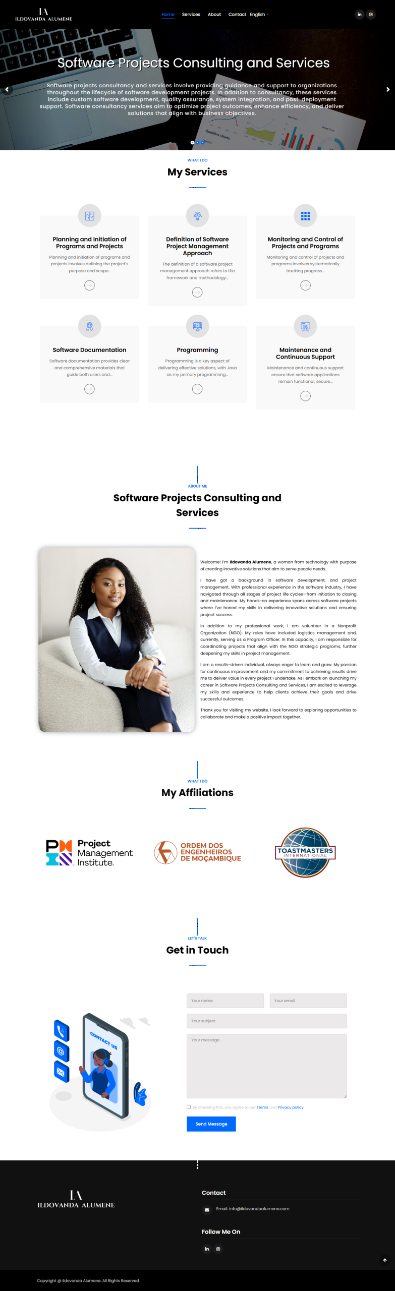 Ildovanda Alumene – Website